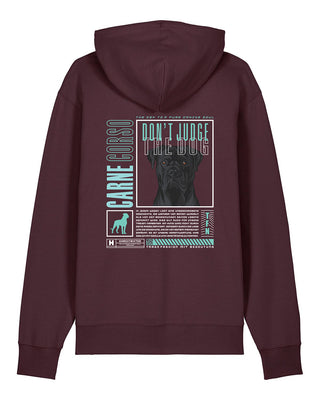 "Don't judge the dog" Unisex Hoodie (Cane Corso)