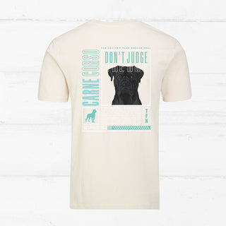 "Don't judge the dog" Unisex Shirt (Cane Corso)