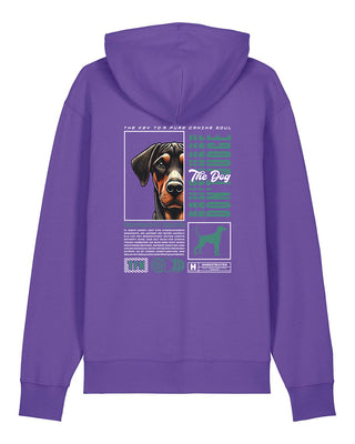 "Don't judge the dog" Unisex Hoodie (Dobermann)