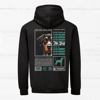 "Don't judge the dog" Unisex Hoodie (Dobermann)