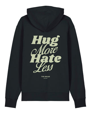 „Hug More, Hate Less“ Unisex Hoodie