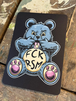 "FCK RSM"  Postkarte