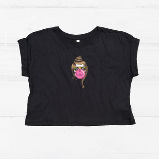 Lady Chewing Gun - Crop Top