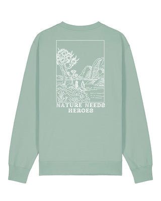 "Nature needs Heroes - Landscape" Unisex Sweater