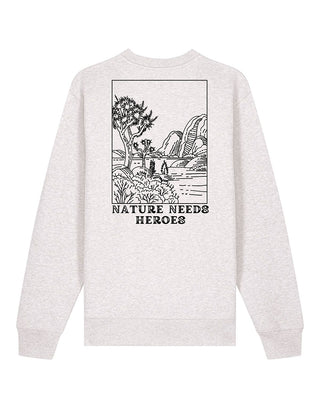 "Nature needs Heroes - Landscape" Unisex Sweater