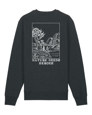 "Nature needs Heroes - Landscape" Unisex Sweater