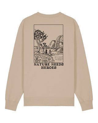 "Nature needs Heroes - Landscape" Unisex Sweater