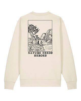 "Nature needs Heroes - Landscape" Unisex Sweater