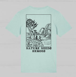 "Nature needs Heroes - Landscape" Unisex Shirt