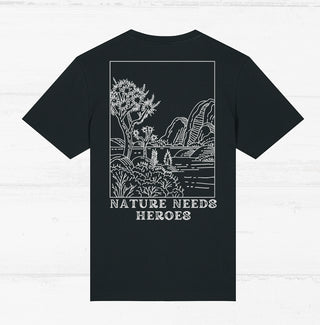 "Nature needs Heroes - Landscape" Unisex Shirt