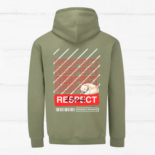 "Respect all Animal - Polarbär" Hoodie