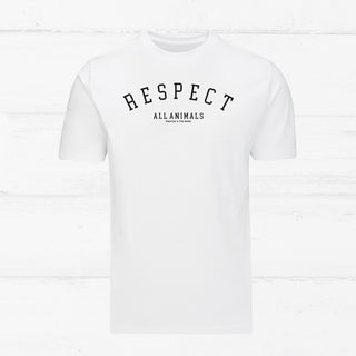 "Respect all Animals - College" Shirt