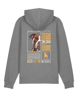 "Don't judge the dog" Unisex Hoodie (Staffordshire Terrier)