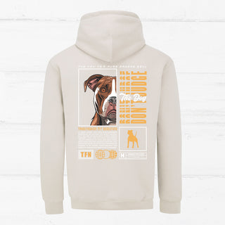"Don't judge the dog" Unisex Hoodie (Staffordshire Terrier)