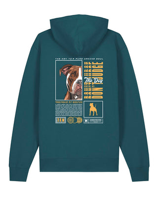 "Don't judge the dog" Unisex Hoodie (Staffordshire Terrier)